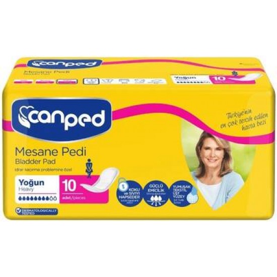 Canped Mesane Pedi Kadın Large 10'lu