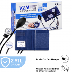 Vzn Mekanik Manuel Tansiyon Aleti Yetişkin TY-A02 (Cırtlı)