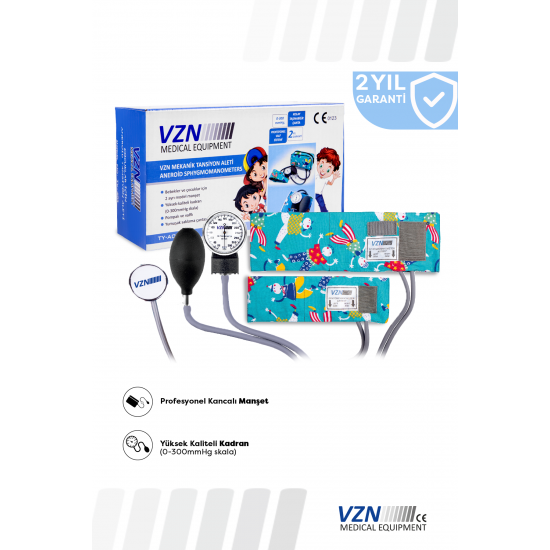 Vzn Mekanik Manuel Tansiyon Aleti Çocuk TY-A03